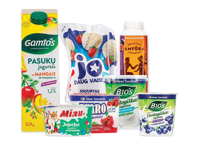 Jogurtai PIENO ŽVAIGŽDĖS