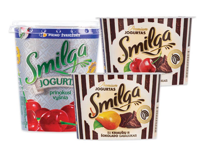 Jogurtams SMILGA ir SMILGELĖ, 200 g