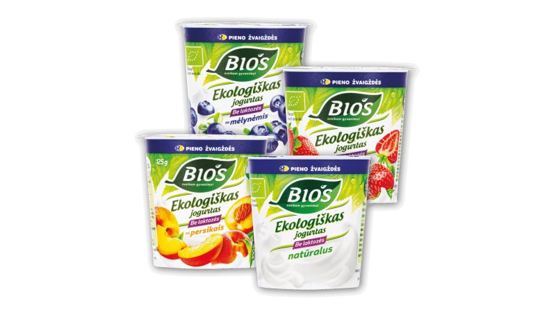 Jogurtas be laktozės BIO’S, 125 g