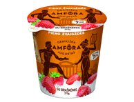 Jogurtas GRAIKIŠKA AMFORA braškėmis, 3,1 % rieb., 370 g