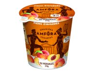 Jogurtas GRAIKIŠKA AMFORA persikais, 3,1 % rieb., 370 g