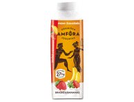 Jogurtas GRAIKIŠKA AMFORA su braškėmis ir bananais 2,4 % rieb., 500 g