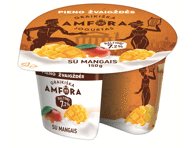 Jogurtas GRAIKIŠKA AMFORA su mangais, 3,1 % rieb., 150 g