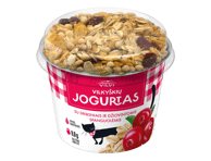 Jogurtas su dribsniais, spanguolėmis VILVI, 4,3 % rieb., 200 g