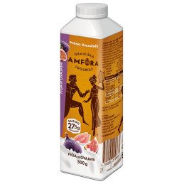 Jogurtas su figomis ir gvajava GRAIKIŠKA AMFORA 2,4 % rieb., 500 g