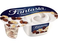 Jogurtas su šok. kukur. dribsniais FANTASIA, 8,4 % rieb., 102 g