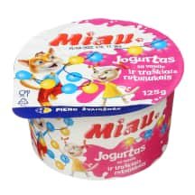 Jogurtas su vanile ir tr. rut. MIAU, 5 %, 125 g