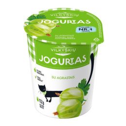 Jogurtas VILKYŠKIŲ su agrastais, 3,5 % riebumo, 350 g