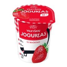 Jogurtas VILKYŠKIŲ su brašk.3,6 % rieb., 350 g