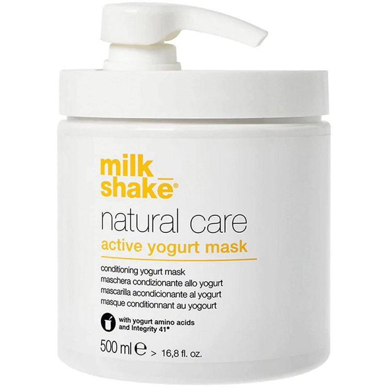 Jogurtinė atkuriamoji plaukų kaukė Milk Shake Natural Care Active Yogurt Mask, 500 ml