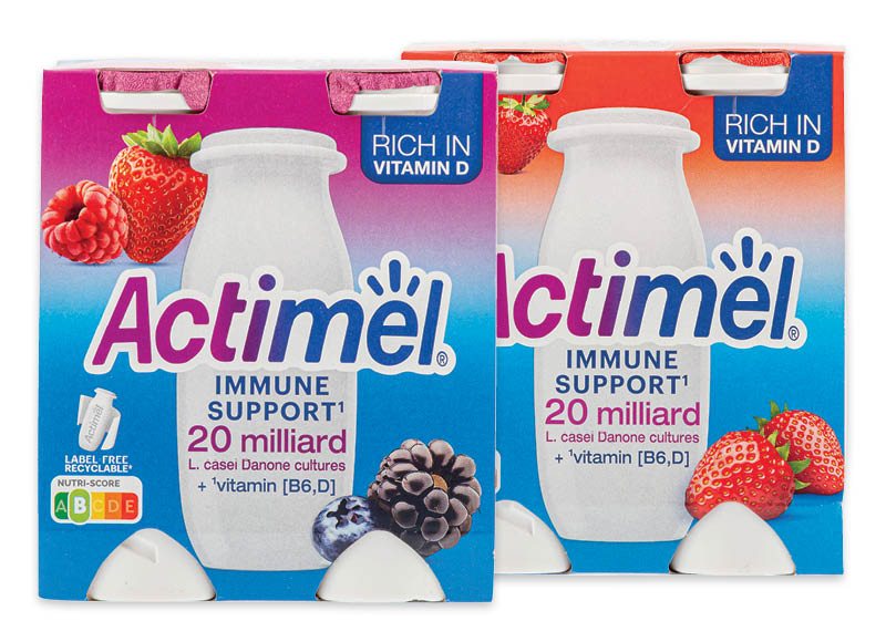 Jogurtinis gėrimas ACTIMEL, 4 x 100 g