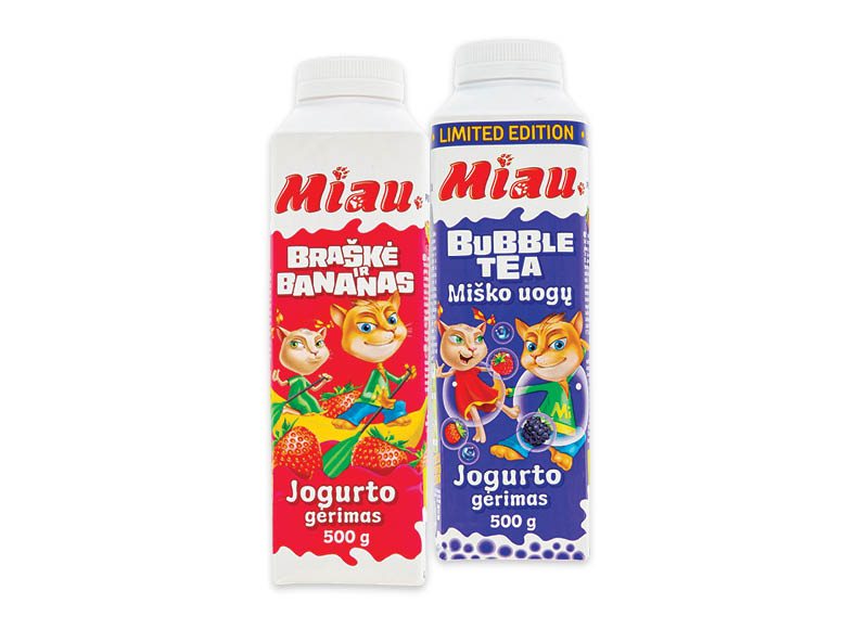 Jogurtinis gėrimas MIAU, 500 g