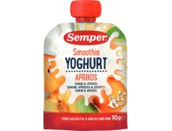 Jogurto ir abrikosų tyrė SEMPER, nuo 6 mėn., 90 g