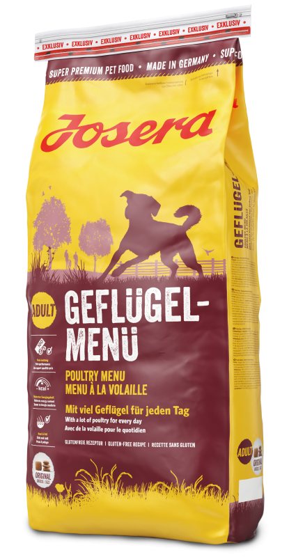 Josera normalaus aktyvumo suaugusiems šunims Poultry-Meniu, 12.5 kg