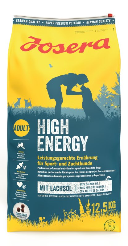 Josera sausas maistas itin aktyviems šunims High Energy, 12.5 kg