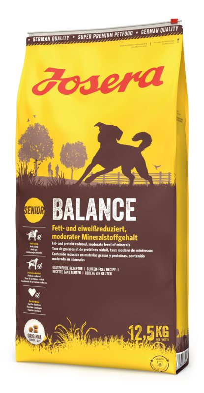 Josera su subalansuotu riebalų ir baltymų kiekiu Balance, 12.5 kg