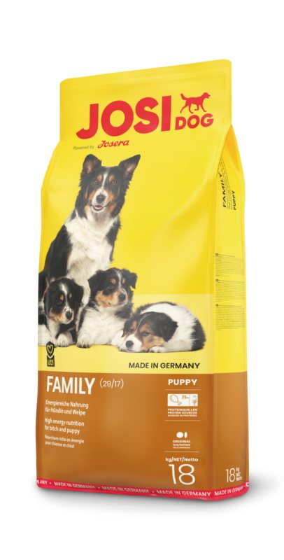 JosiDog Family sausas maistas kalėms ir šuniukams, 15 kg