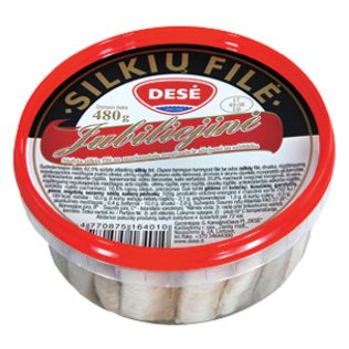 JUBILIEJINĖ DESĖ sūd. silkių filė su svog. ir aliej., 480 g