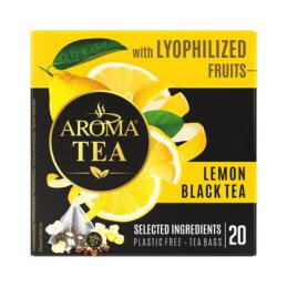 Juod. arbata AROMA TEA su liofilizuotomis citrinomis, 30 g, 20 vnt