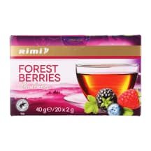 Juod. arbata su mišk. uog. RIMI, 40 g, 20 vnt