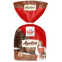 Juoda duona su saulėgrąžomis AGOTA, 375 g