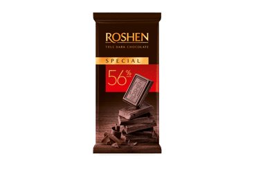 Juodasis šokoladas (56 %) ROSHEN, 85 g