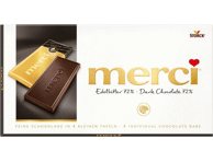 Juodasis šokoladas (72 %) MERCI, 100 g
