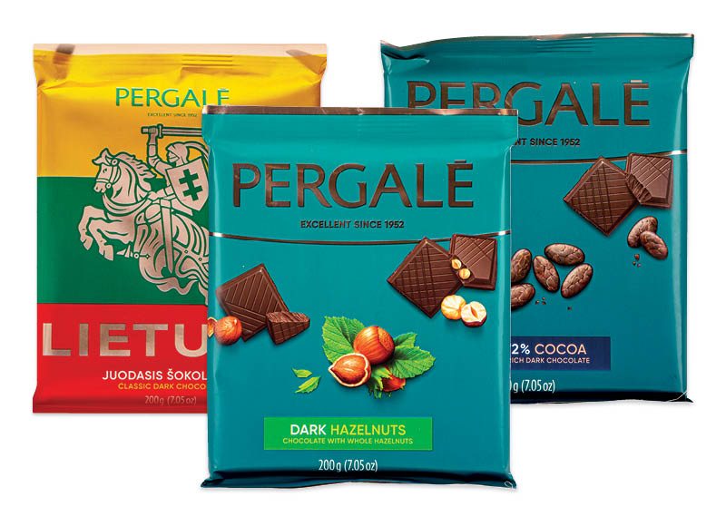 Juodasis šokoladas PERGALĖ, 200 g