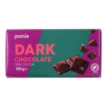 Juodasis šokoladas Poesia, 100 g