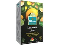 Juodoji arbata DILMAH, citrinų ir žaliųjų citrinų skonio, 30 g