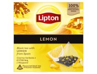 Juodoji arbata LIPTON LEMON, 34 g