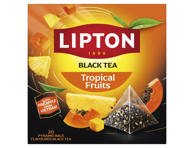 Juodoji arbata LIPTON TROPIC FRUITS, 34 g