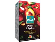 Juodoji Ceilono arbata DILMAH, persikų ir ličių skonio, 30 g