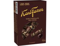 Juodojo šokolado (70 %) saldainiai KARL FAZER, 150 g
