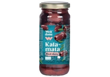 Juodosios alyvuogės KALAMATA WELL DONE, 220 g