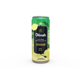 Juodosios arbatos gėrimas DILMAH citrinų sk., 330 ml