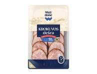 K. r. KROKUVOS dešra WELL DONE, pjaustyta, a. r., 100 g
