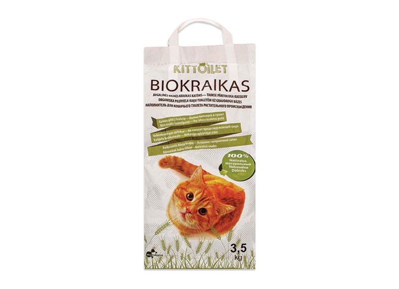 Kačių augalinės kilmės BIOKRAIKAS, 3.5 kg