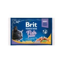 Kačių ėd. BRIT PREMIUM BY NATURE, žuv., 400 g