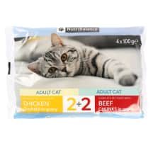 Kačių ėd. NUTRIBALANCE, viš., jaut., 4 x 100 g