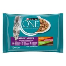 Kačių ėd. PURINA ONE DIFFICULT APPETITE, 4 x 85 g