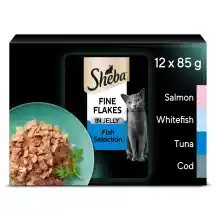 Kačių ėd. SHEBA FISH SELECT. dreb., 12 x 85 g