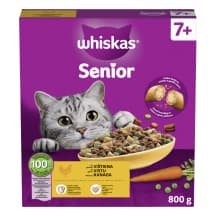 Kačių ėdal. su vištiena WHISKAS SENIOR, 800 g