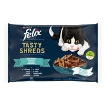 Kačių ėdalas FELIX su žuvimi drebuč., 4 x 85 g