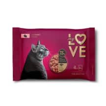 Kačių ėdalas su triuš. pad. MY LOVE, 4 x 85 g