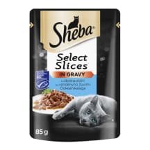Kačių ėdalas su tunu SHEBA, 85 g