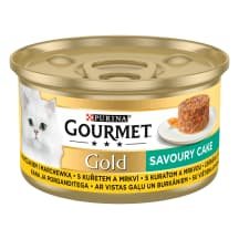 Kačių ėdalas su višt. GOURMET GOLD, 85 g