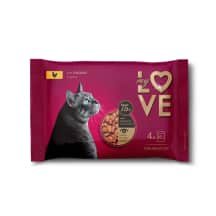 Kačių ėdalas su višt. pad. MY LOVE, 4 x 85 g