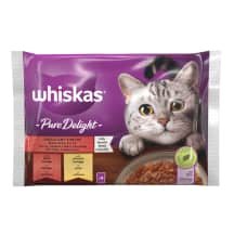 Kačių ėdalas WHISKAS CLASSIC CASSEROLE, 4 x 85 g