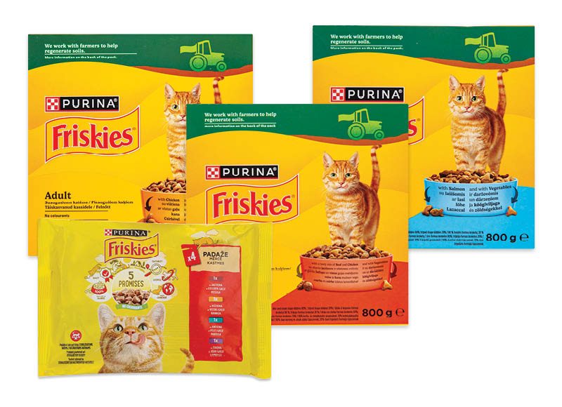 Kačių ėdalui FRISKIES